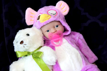 Realistic Full Body Silicone Baby Doll Reborn Preemie 14" 3.4 lbs Platinum Silicone Dolls Lifelike Real Weighted Babies Ecoflex Bathtub Baby